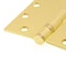 Prime-Line Door Hinge Commercial Smooth Pivot, 4-1/2 in. x 4-1/2 in. w/ Square Corners, Satin Brass 3 Pack U 1156463 - alternate 4
